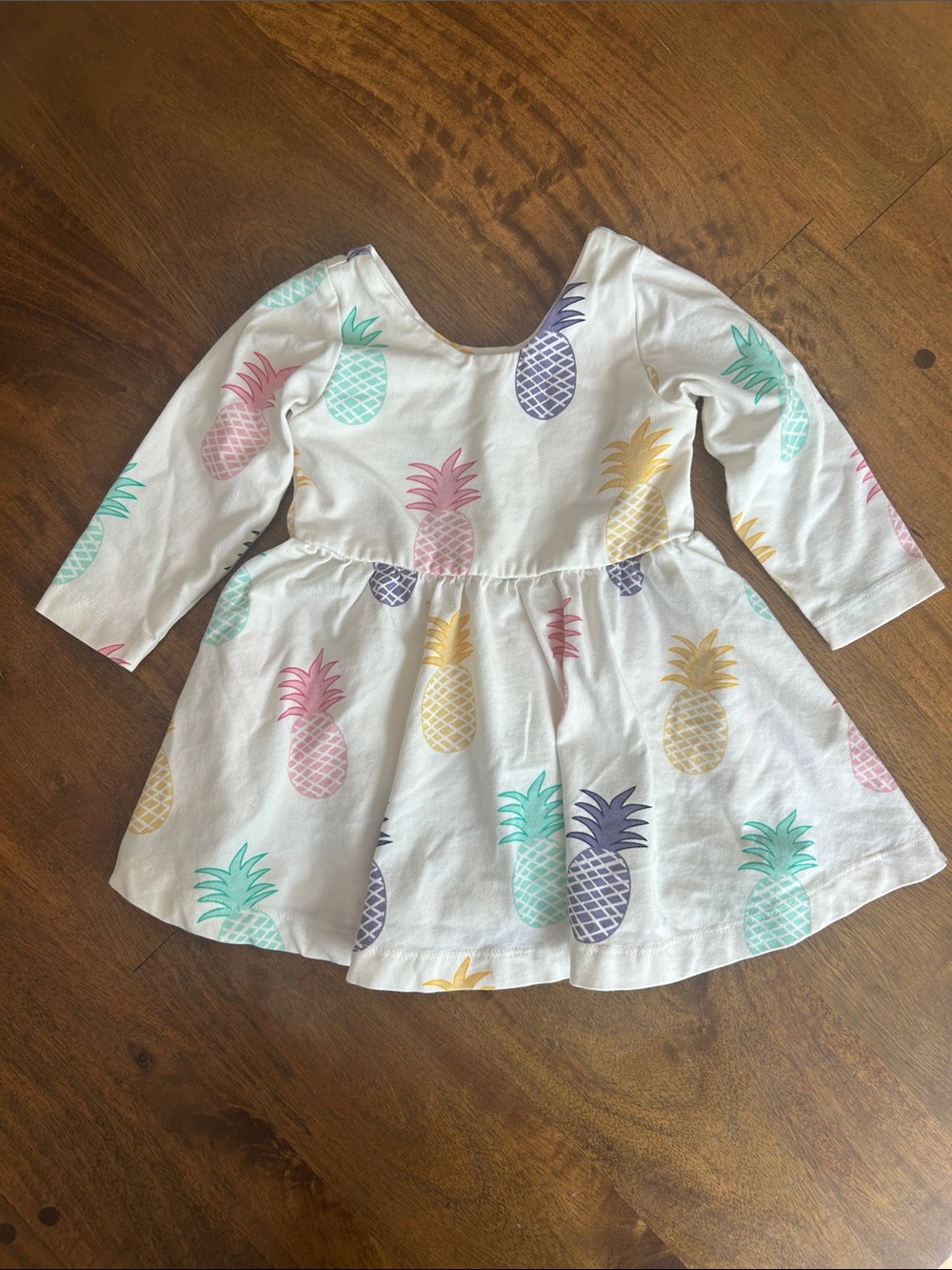 Monica + Andy Pineapple Print Twirl Dress | 6–12M